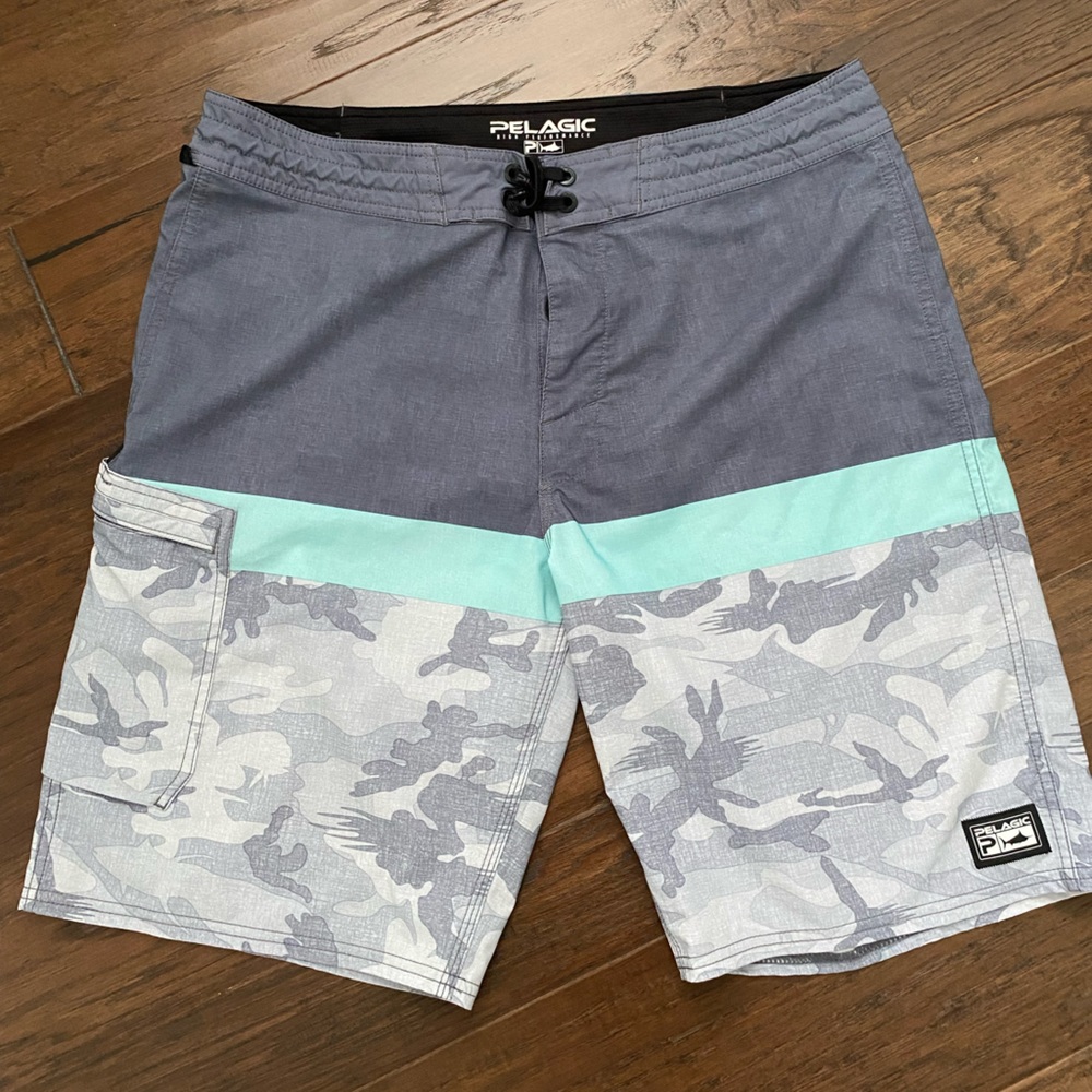 Pelagic swim board shorts size 34